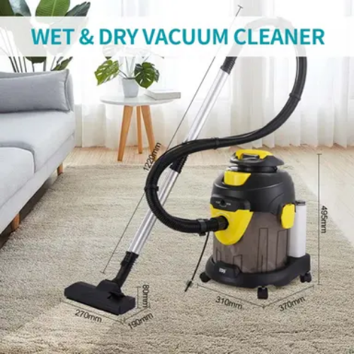 مكنسة كهربائية برميل من Winning Star – تنظيف شامل جاف ورطب بقوة 1400 واط